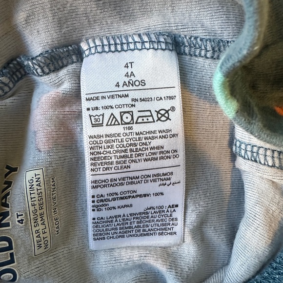 Old Navy Flower Pajama Shorts‎ Set - Size 4T - Picture 5 of 5